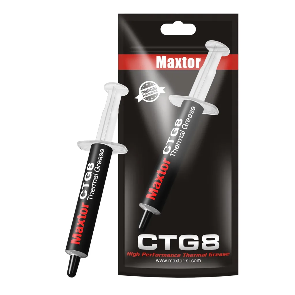 MAXTOR CTG8, 4Gram, Yüksek Performanslı, Termal Macun, Termal İletkenlik: 12.8W/mK