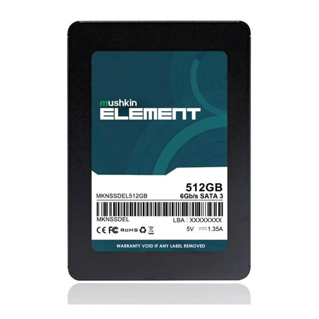 Mushkin ELEMENT, 512GB, 500-450Mb/s, 2.5", SATA3, SSD (MKNSSDEL512GB)