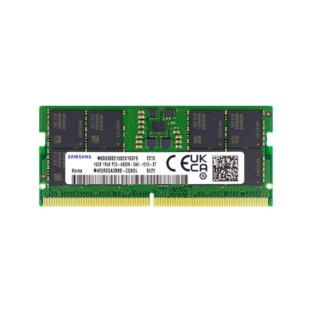 Samsung SAMSO4800/16, 16GB, DDR5, 4800MHz, CL46, 1.1V Notebook Ram (M425R2GA3BB0--CQKOL)