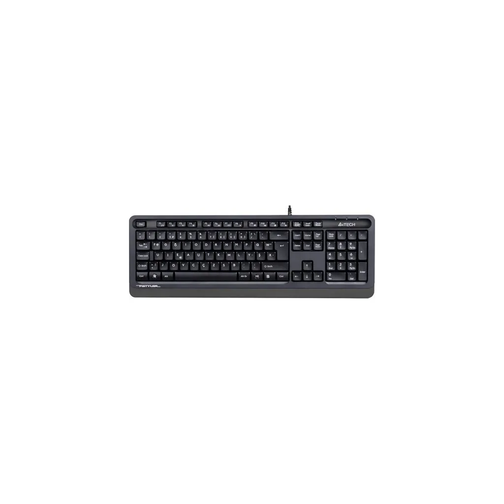 A4 TECH FK10, Gri, FSTYLER, USB Kablolu, Türkçe F, Multimedya KLAVYE
