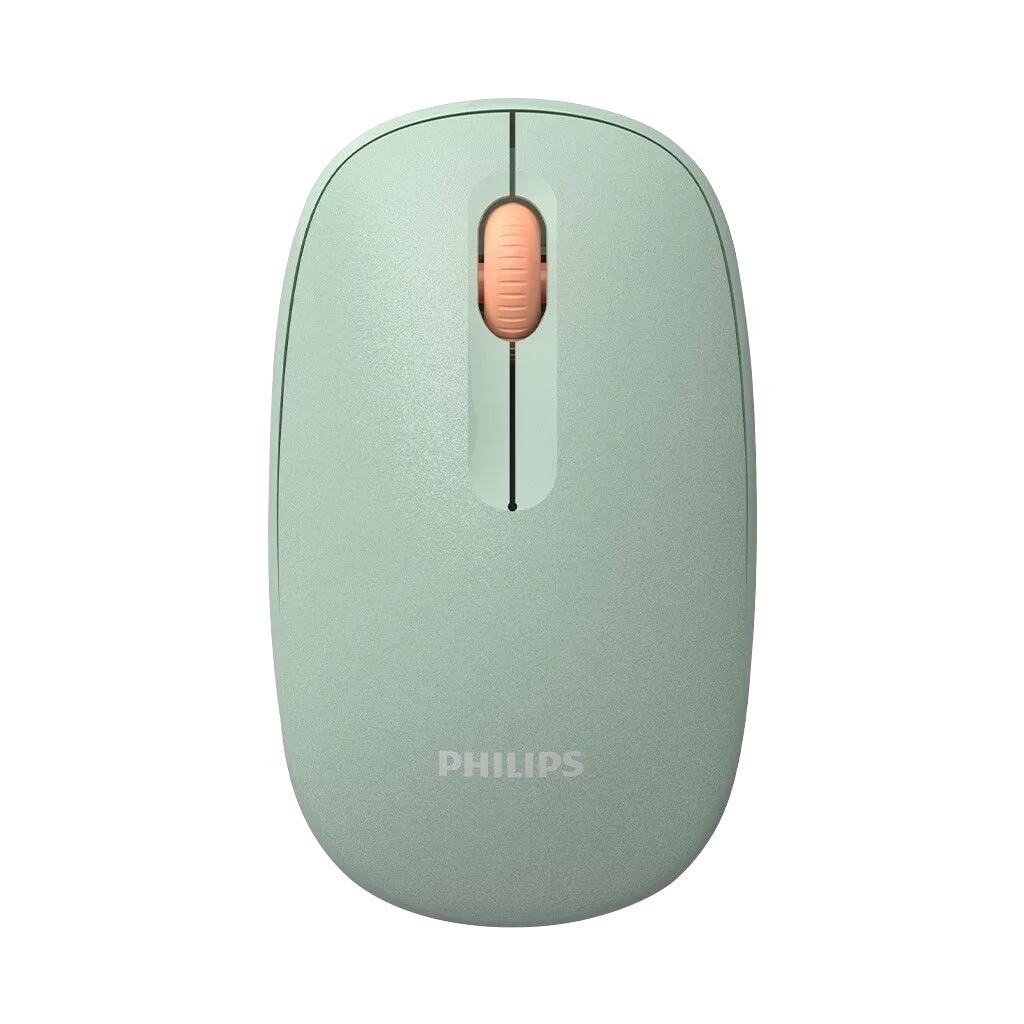 PHILIPS SPK7318E, Yeşil, USB Nano 2,4Gh Kablosuz, 1600dpi, Optic, Sessiz Click, 3 Tuşlu, Mouse