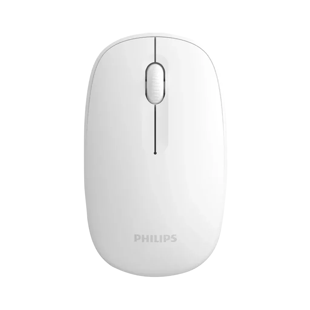 PHILIPS SPK7318W, Beyaz, USB Nano 2,4Gh Kablosuz, 1600dpi, Optic, Sessiz Click, 3 Tuşlu, Mouse