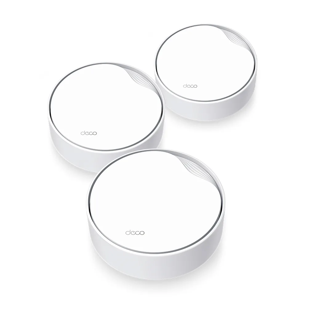 TP-LINK DECO-X50-POE, AX3000, Üçlü Mesh, 3000Mbps, Dual Band, WiFi6, 3Port Gigabit Lan, 600m2 Çekim Alanı, Router, Geniş