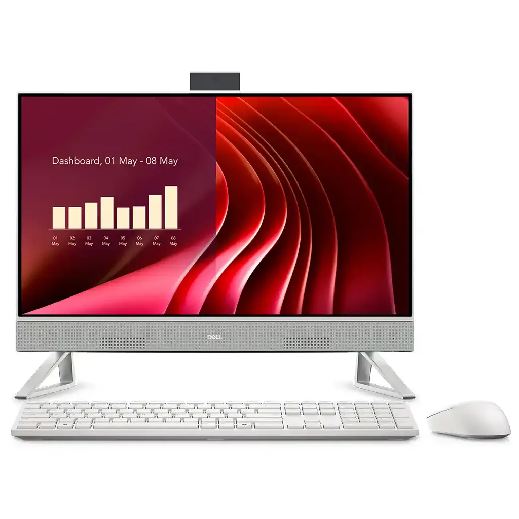 DELL AIO 24 EC242501020UBU, i5-1334U, 23,8" FHD Ekran, 16Gb DDR5 Ram, 512Gb SSD, Wi-Fi, Type-C, Paylaşımlı Ekran Kartı,