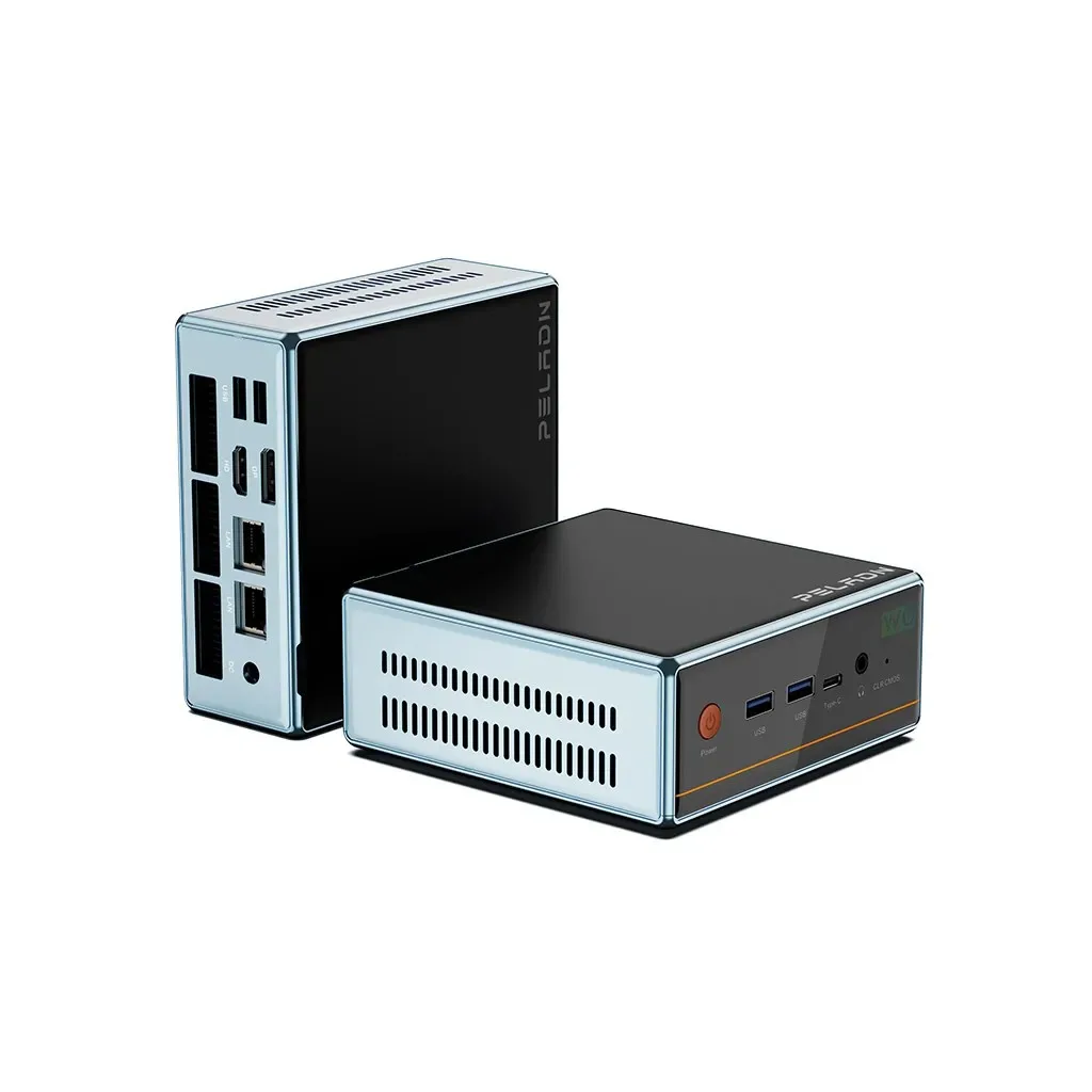 PELADN WO4 Serisi, AMD Ryzen 7 5700U, 16Gb Ram, 512Gb SSD, 1xHDMI, 1xDP, 4xUSB, 1xType-C, 2xLAN, Paylaşımlı Ekran Kartı, Wi-Fi6, Bluetooth 5.2, Windows 11 Pro, MFF MiniPC