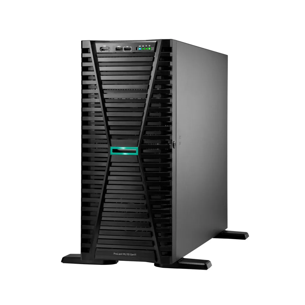HP P81774-425, ML110, GEN11, Intel Xeon Bronze 3508U, 1x32Gb DDR5 RDIMM Ram, 2x480Gb SSD Disk, 2x1000W Power, 2U RACK, S