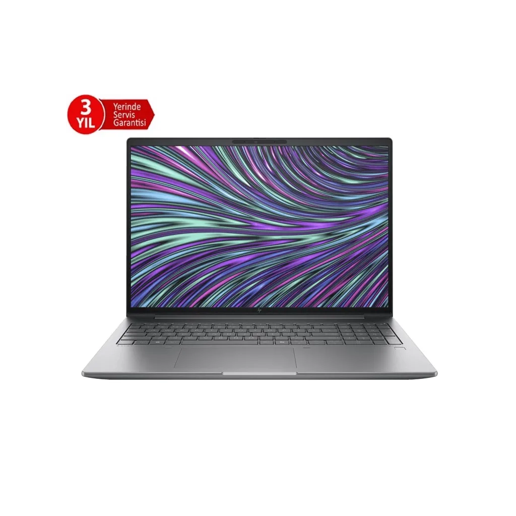 HP B30HNES, ZBook X 16 G1i, Ultra 7-265H 16" WUXGA IPS, 32Gb DDR5 Ram, 1Tb SSD, 8Gb Nvidia RTX PRO 2000 ADA Ekran Kartı,