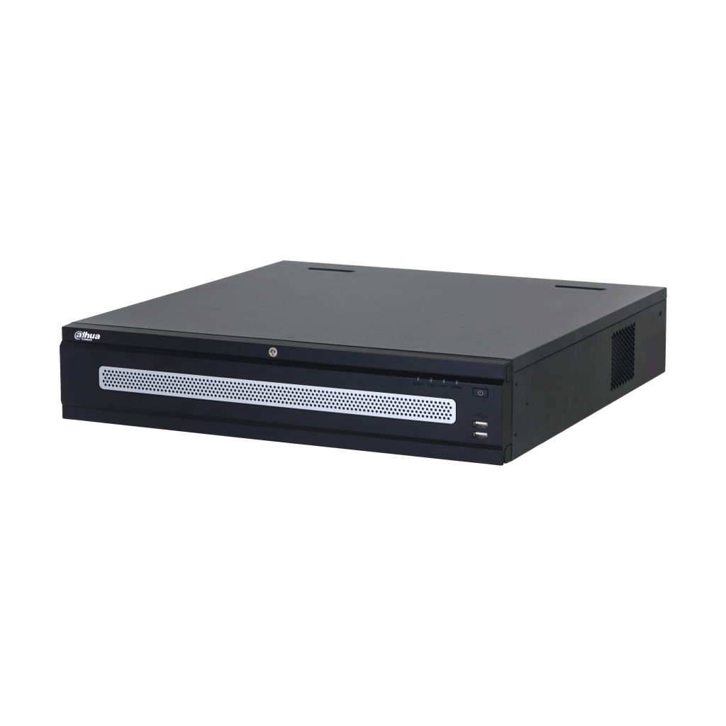 DAHUA NVR608RH-128-XI, 128Kanal, 32Mpix, H265+, 8 HDD, 1080P Kayıt, 1280 Mbps Bant Genişliği, 2 Port 2500 Mbps LAN, RAID 0/1/5/6/10, Çift Power Supply, NVR