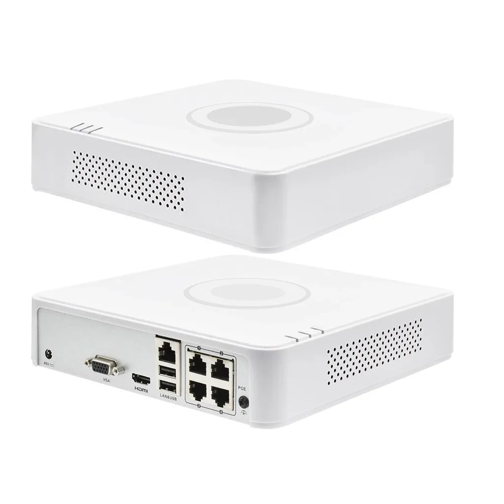 HIKVISION DS-7104NI-Q1/4P, 4Kanal PoE, 4Mpix, H265+, 1 HDD, UHD 1520P Kayıt, 40-60Mbps Bant Genişliği, NVR