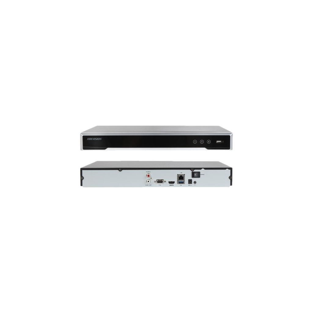 HIKVISION DS-7608NI-Q2, 8Kanal, 8Mpix, H265+, 2 HDD Desteği, 2160P Kayıt, 160Mbps Bant Genişliği, Metal Kasa, NVR