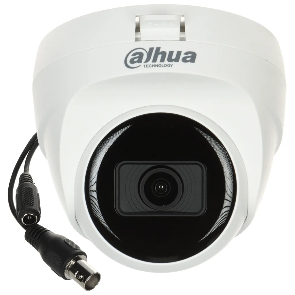 DAHUA HAC-T1A21P-U-A, 2Mpix, 2.8mm Lens, 25 Mt Gece Görüşü, Dahili Mikrofon, Dome Kamera