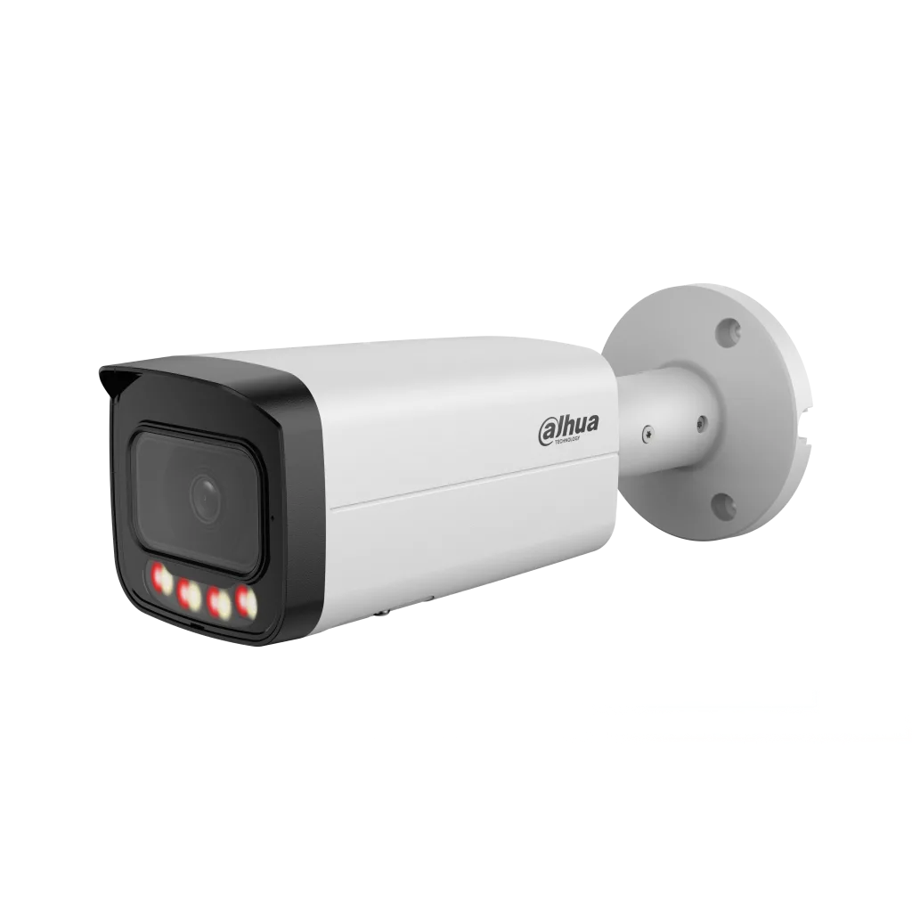 DAHUA IPC-HFW21249T-AS-IL 12Mpix, 2,8mm Lens,SD Kart, Smart Dual Light, H265+, 30Mt Gece Görüşü, IP67, Dahili Mikrofon, PoE Bullet IP Kamera