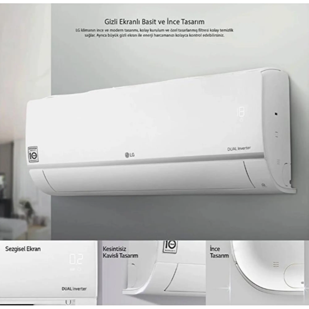 LG PC12SQ S3NM12JA2FA 12000 BTU KLIMA