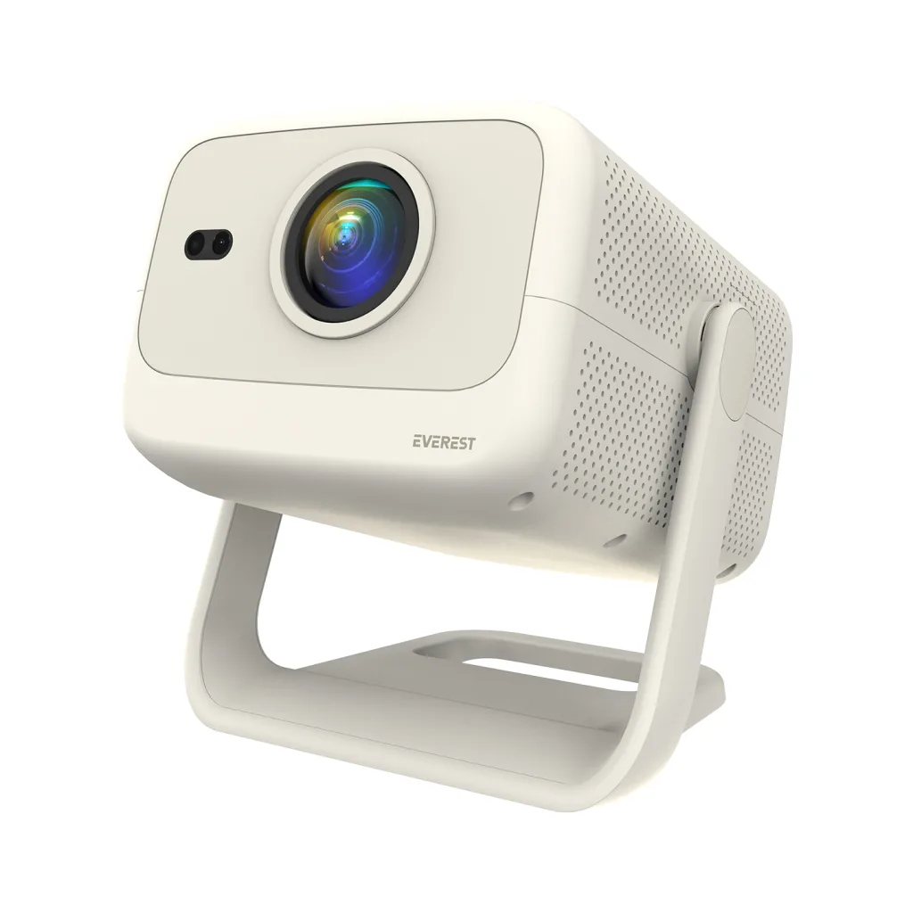 EVEREST PJ05, 400 LED Lümen, 1920X1080P, 1xHDMI, 1xUSB, RJ45, WiFi 6, Bluetooth, 30.000 Saat Led Ömrü, 1.5W Speaker, And