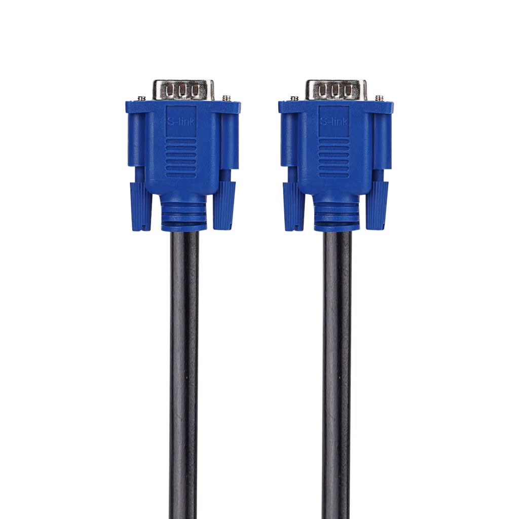 S-LINK SL-VGA19, 15Pin, İki Ucu Erkek, 5mt, VGA Kablosu