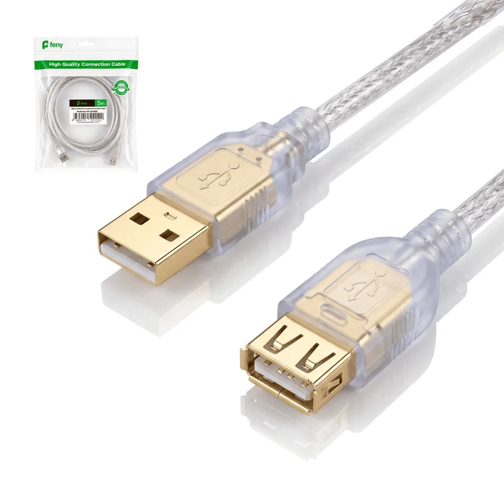 FENY FN-AF3005, USB Uzatma Kablosu, %100 Bakır, 5 Metre