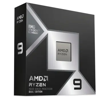 AMD RYZEN 9 9950X3D2 Dual Edition 16 Core, 4,30-5.60GHz, 208Mb Cache, 200W, AM5 Soket, BOX (Kutulu) (Dahili Grafik VAR, Fan YOK)
