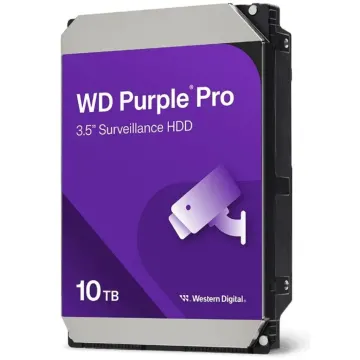 WD PURPLE WD102PURP 3,5" 10TB 512mb, 7200 Rpm, 7/24 Güvenlik HDD (Türkiye Distribütörü Garantili)