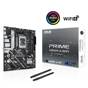 ASUS PRIME H810M-A WIFI, 2xDDR5, 2x M.2, HDMI, DP, Wi-Fi 6, Bluetooth 5.3, Intel Core Ultra CPU(Seri 2), LGA1851 Soket, ATX Anakart