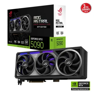 ASUS ROG-ASTRAL-RTX5090-O32G-BTF-GAMING, 32Gb, 512Bit, GDDR7, 2xHDMI, 3xDP GAMING Ekran Kartı