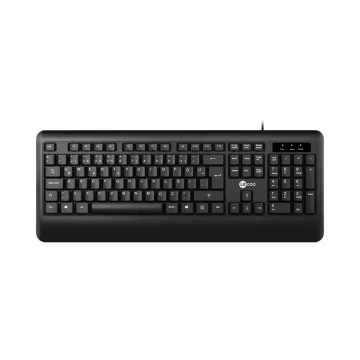 LECOO KB104, USB Kablolu, Türkçe Q, Standart Klavye (Siyah)