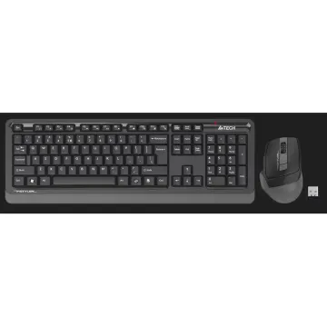A4 TECH FG1035, Gri, FSTYLER, 2.4Ghz Kablosuz, Türkçe Q, Klavye Mouse Set