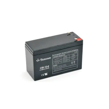 TESCOM Combatt, CBL12-9, 12V 9Ah, Bakımsız, Kuru Akü. UPS için Uygundur. (100012238)