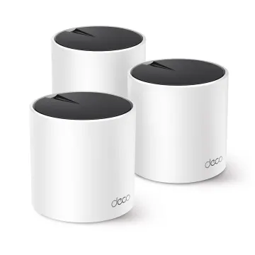 TP-LINK DECO-X55, AX3000, Üçlü Mesh, 3000Mbps, Dual Band, WiFi6, 3Port Gigabit Lan, 600m2 Çekim Alanı, Router, Geniş Alan İnternet Ağı Sağlayıcısı