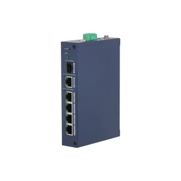 DAHUA CHS4106-4ET, 4 Port, Megabit, 1 Port Gigabit Uplink, 1 Port Gigabit SFP, Cloud Yönetilebilir, Switch