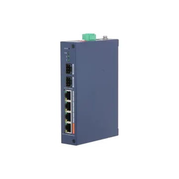 DAHUA CHS4206-4ET-60, 4 Port, Megabit, PoE 60W, 2 Port SFP, Cloud Yönetilebilir, Switch