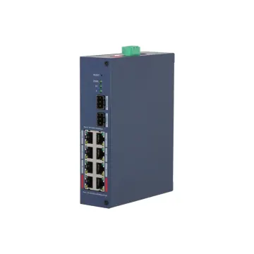 DAHUA CHS4210-8GT-110, 8 Port, Gigabit, PoE 110W, 2 Port Uplink, 2 Port SFP, Cloud Yönetilebilir, Switch