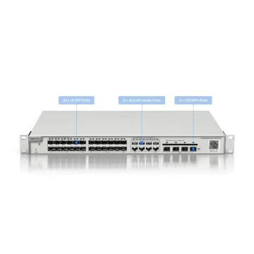 RUIJIE REYEE RG-NBS5200-24SFP/8GT4XS 24 Port 1G SFP, 8x1000 Mbit Combo, 4X10G SFP L2 Yönetilebilir Switch