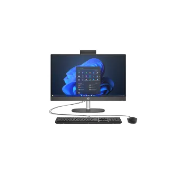 HP D1BC2ET, ProOne 240 G10,Ultra 7 155U, 23,8" FHD Ekran, 16Gb DDR5 Ram, 512Gb SSD, Paylaşımlı Ekran Kartı, Free Dos All In One PC, Siyah