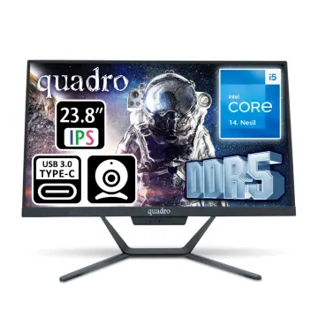 QUADRO STARK H424D5 145850, i5-14400, 23,8" FHD Ekran, 8Gb DDR5 Ram, 512Gb SSD, Paylaşımlı VGA, Free Dos All In One PC