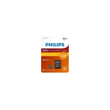 PHILIPS FM12MP45B/00, 128GB, SDXC, UHS-I, U1, Class10, MicroSD Kart Bellek (SD Adaptörlü)