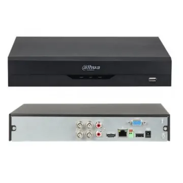 DAHUA XVR5104HS-5M-I3, 4Kanal, 5Mpix, H265+, 1 HDD Desteği, 5in1 DVR Cihazı