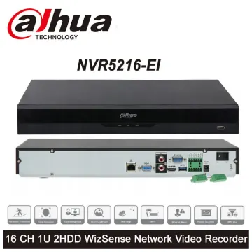 DAHUA NVR5216-EI, 16Kanal, 12Mpix, H265+, 2 HDD Desteği, 1080P Kayıt, 320Mbps Bant Genişliği, NVR