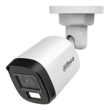 DAHUA HAC-B1A51-U-IL-A-0360B, 5Mpix, 3.6mm Lens, 30 Mt Gece Görüşü, Smart Dual Light, Dahili Mikrofon, Bullet Kamera
