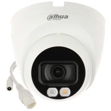 DAHUA IPC-HDW2449T-S-IL, 4Mpix, Full Color, 2,8mm Lens, H265+, 30Mt Gece Görüşü, IP67, Dahili Mikrofon, PoE Dome IP Kamera