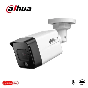 DAHUA IPC-HFW1239TC1-SA-IL-0360B, 2Mpix, 3,6mm Lens, SD Kart, Smart Dual Light, H265+, 30Mt Gece Görüşü, Dahili Mikrofon, IP67, PoE Bullet IP Kamera