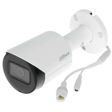DAHUA IPC-HFW2441S-S-0360B, 4Mpix, 3,6mm Lens, H265+, 30Mt Gece Görüşü, IP67, Dahili Mikrofon, PoE Bullet IP Kamera