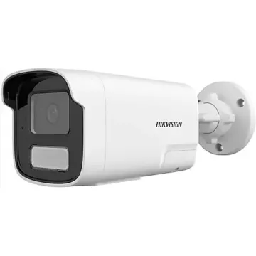 HIKVISION DS-2CD1T23G2-LIUF/SL 2Mpix, 4mm Lens, H265+,50Mt Gece Görüşü, Hybrid Light, SD Kart,Dahili Mikrofon, PoE, Bullet IP Kamera