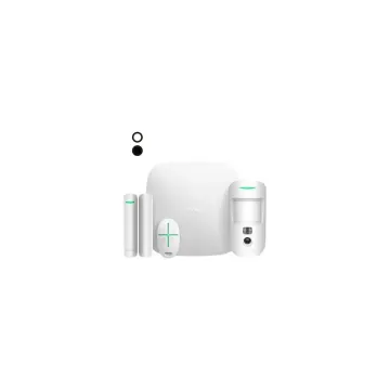 AJAX StarterKit Cam Plus, Kablosuz, Alarm Kiti, BEYAZ