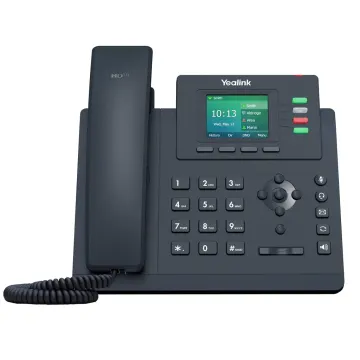 YEALINK SIP-T33G, Masaüstü, Kablolu IP TELEFON, Siyah, 2.4" Renkli Ekran, 2xGigaBit Ethernet Portu, PoE Destekli