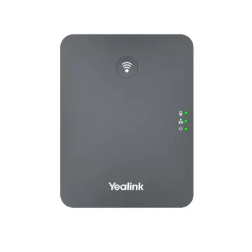YEALINK W70B, SIP Dect Baz İstasyonu, 10 adede kadar DECT el cihazı desteği, 10 VoIP hesabı desteği, 10/100 Mbps Ethernet portu, PoE destekli