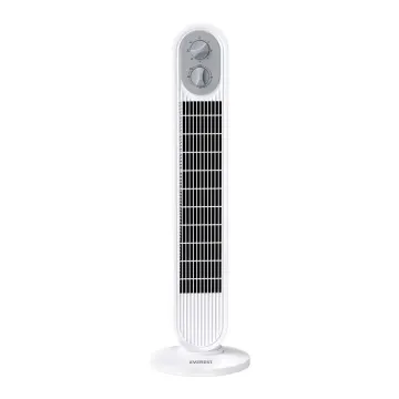 EVEREST FAN14, BEYAZ, 3 Kademeli Hız, Kule Tipi, 50W, Zamanlama Ayarlı, Sağ ve Sol Salınım, Vantilatör