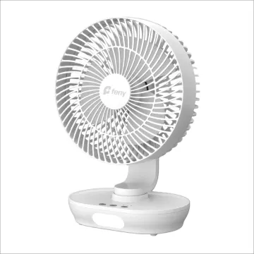 FENY FN-F88, Oscilla+, BEYAZ, 3 Kademeli Hız, 150 Derece Otomatik Salınım, 8" Kanat, Masaüstü, Gece Lambası, Dahili 3000mAh Bataryalı, Type-C Şarj Girişli, Vantilatör