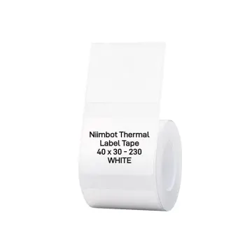 NIIMBOT T40 Etiket 40mm x 30mm 230 adet Beyaz (B1,B21S,B3S)