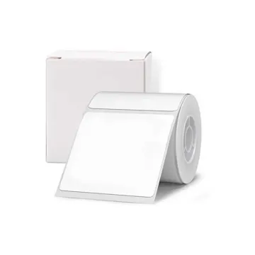 NIIMBOT T50 Etiket 50mm x 50mm (Tek Kolonda 1li) 150 adet Beyaz Kare (B1, B21S, B3S, B21 PRO)