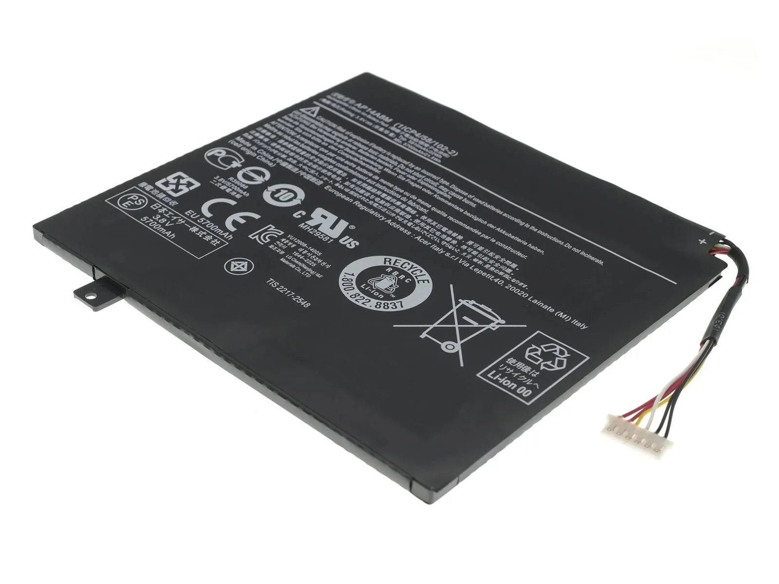RETRO Acer Aspire SW5-012, AP14A8M Notebook Bataryası